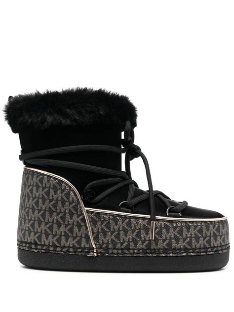 michael kors blaze bootie black|Michael Kors snow boots.